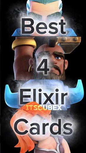 Best 4 Elixir Cards🔮🔥 #clashroyale #crshorts #clashroyaleedit #bloodline #supercell