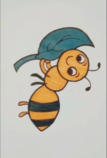 How To Draw An Ant Step By Step For Kids | Ant Drawing Easy For Kids | Easy Ant Drawing For Kids