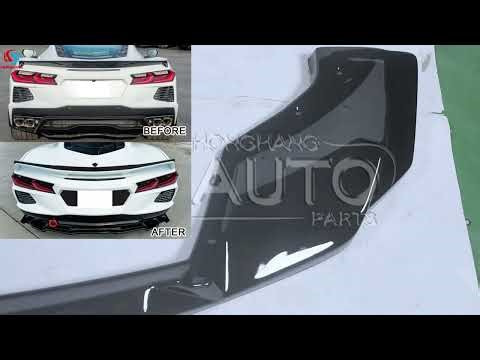 031 Chevrolet Corvette C8 2020-2023 rear diffuser