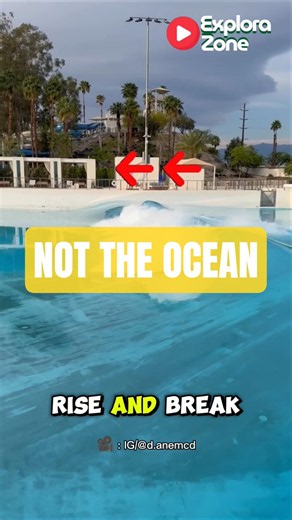 This Wave Was Made by a Machine. #Shorts #Science #Technology #WavePool #WaterPhysics