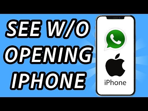 How to see Whatsapp messages without opening it in iPhone (FULL GUIDE)