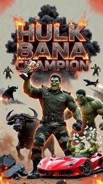 Hulk Becomes Champion | The Final Battle for a Mother’s Life | #ai #hulk #shorts