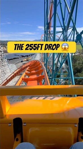 Goliath 2nd Drop at Six Flags Meta POV #shortfeeds #rollercoaster