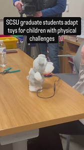 SCSU graduate students adapt toys for children with disabilities