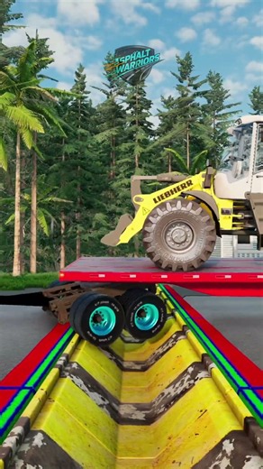Cement Mixer & Heavy Trailers vs Ultra Narrow Ramp! Who Survives?