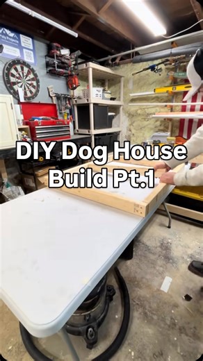 Poly Projects Contractors Inc. on Instagram: "DIY Dog House Build Pt.1 Stay tuned for Pt.2 & Follow @poly_projects to see more Home Improvement & DIY Content 💯 #project #carpentry #reno #foryou #homemade"