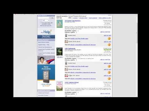 Downloading library ebooks for your Nook using Overdrive