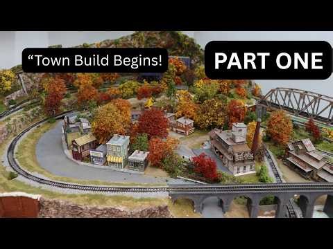 Creating an N Scale Town Scene | Structure Placement, Scenery & Details