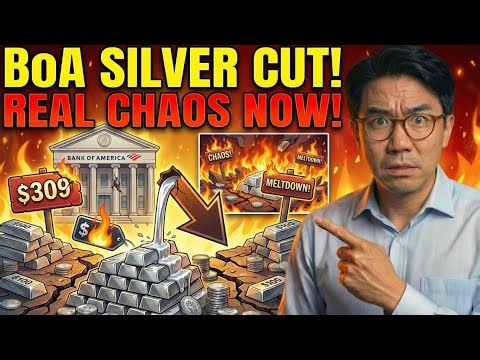BoA Cuts Its $309 Silver Forecast… While the Real Chaos Is Happening Outside