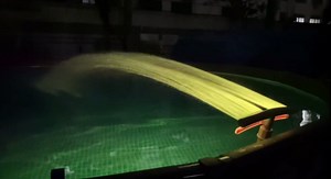 Solar Pool Fountain with Light Show,Pool Fountain for Above and In-Ground Pools,Outdoor Pool Accessories for Relaxation and Cooling,Equipped with 16 LED Lights, Solar Lights and Pool Remote Control