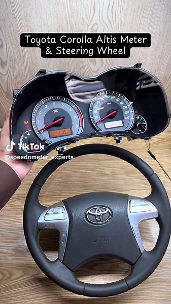 Genuine Toyota Corolla Altis SpeedoMeter and Steering Wheel