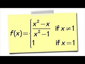 Sect 2.5, #20, Investigating discontinuities from a Piecewise Function