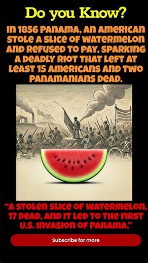 “One Slice of Watermelon Sparked a Deadly RIOT (1856)”
