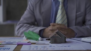 Real Estate Business Insurance Concept Businessman Stock Footage Video (100% Royalty-free) 1091931307 | Shutterstock