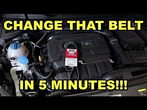 2012-2015 VW Passat 1.8T Serpentine Belt Change