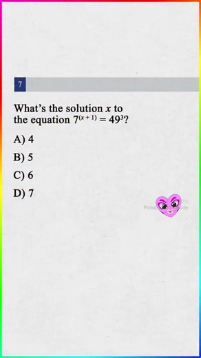 mathematisa on Instagram: "The tricky exponent SAT question that tricks 99% of students... Comment or DM “1600” for 10 proven SAT strategies to maximize your score 🧪 #satprep #digitalsat #digitalsathacks#satmath #satreading sattestprep highschoolparents psatprep psat collegeadmissions"