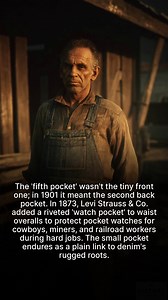 That tiny pocket in your jeans once had a very important job. | History Vault