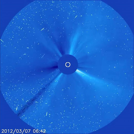 SOHO Captures CME From X5.4 Solar Flare