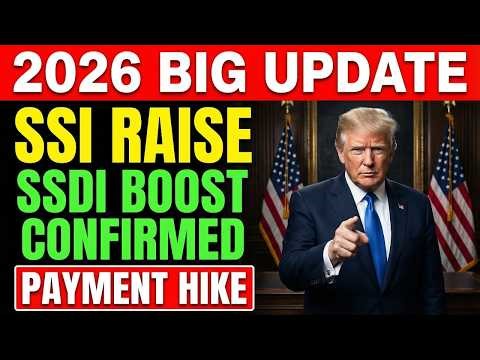2026 Social Security Update: New SSI & SSDI Benefit Increase
