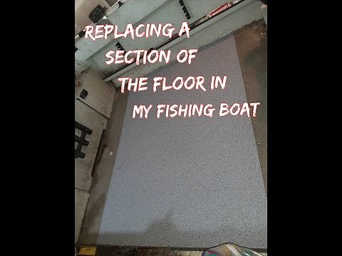 Replacing a section of marine vinyl in my Hewescraft boat!
