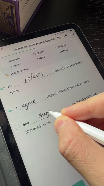 Learn English with an iPad