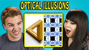 Check out these insane optical illusions reacted to by Adults! | REACT