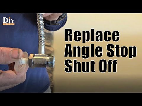 How to Replace a Toilet or Sink Angle Stop | How to Replace a Angle Stop