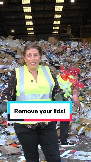 Replying to @Genevieve-Rose The plant deals with tonnes of material per hour ♻️ The workers at the plant are dealing with all sorts of contamination, there’s no way we can expect them to remove lids as well! Simple things we can do at home make a huge difference for the amount that gets recycled at the plant. We got this! #recycling #lifehack #sustainability #waste