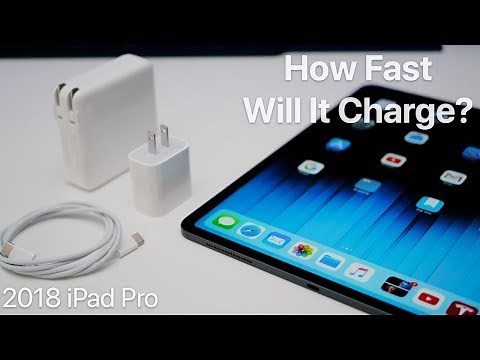 2018 iPad Pro Fast Charging - How fast is it?