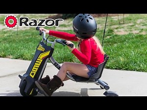 Riding The Razor Power Rider 360 with The Assistant