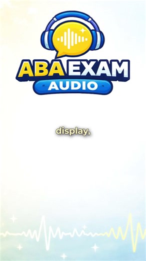 The 4 Functions of Behavior | ABA Exam Audio