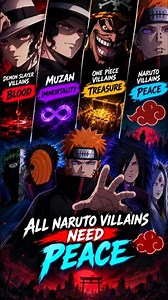 Naruto villains are not like other anime #naruto #narutoshuppiden #facts #itachi #tamil #shorts
