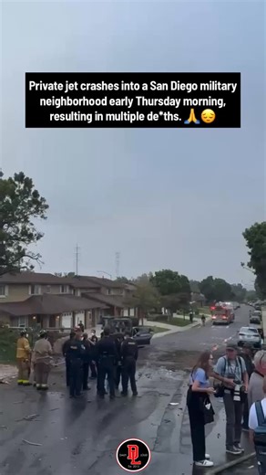 Daily Loud on Instagram: "Private jet crashes into a San Diego military neighborhood early Thursday morning, resulting in multiple de*ths. The plane crashed into about 15 homes, according to San Diego Fire-Rescue Department Assistant Chief Dan Eddy. “We do believe we have multiple fatalities, but we’re going to have to go through and take our time and ensure that’s exactly what we have,” he said. The plane was traveling from Wichita, Kansas, and was set to land at Montgomery-Gibbs Executive Airp