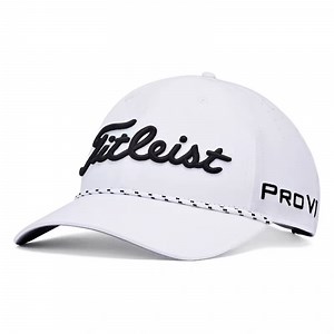 [Hot Item] Strapback Structured Laser Cut Perforated Baseball Cap Waterproof Rope Golf Hat with 3D Embroidery Logo Cap