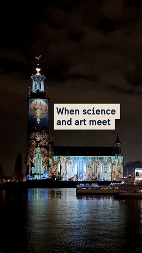 sweden.se on Instagram: "Nobel Week Lights has arrived – and Stockholm is ready to glow up! ✨ Every December in the Swedish capital, artists and light designers transform the city into a walk-through gallery inspired by Nobel Prize laureates and achievements. 💡 One of this year’s installations is Pro Pace by the artist Yann Nguema, which casts Stockholm City Hall in yet another new light. Pro Pace reflects work by peace laureates whose efforts resonate with today’s global challenges, and