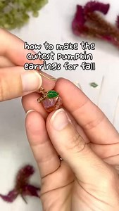 388 reactions · 42 shares | Make your own pumpkin earrings this fall  Our newest Jewelry Design Kit includes the fire agate beads and findings you’ll need to create this festive pair of earrings.  Whether you’re crafting for yourself or gifting, this kit makes it easy to get started! Link in bio to shop the kit ✨ #fallcrafts #diyjewelry #pumpkinseason #beadedearrings #jewelrykit #handmadejewelry #fireagate | Cherry Tree Beads | Facebook