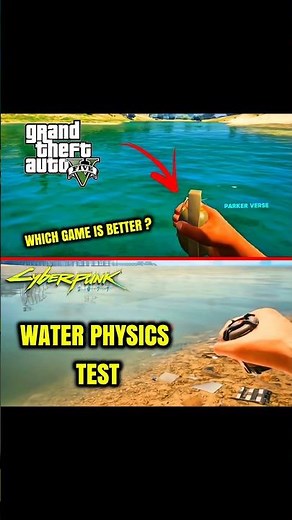 GTA 5 vs Cyberpunk 2077 – Water Physics Test 💦