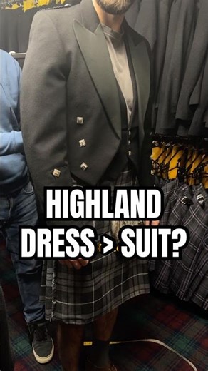Trying On A Highland Dress (Kilt) For The First Time