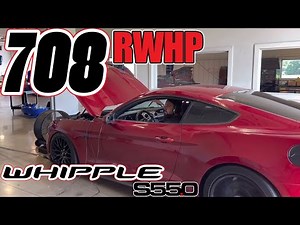2016 Mustang GT (Whipple Stage 2 Supercharger) Dyno at Brenspeed on Whipple Calibration