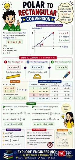 Polar to rectangular