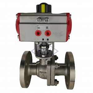 [Hot Item] Xinyi DN65 Flanged Air Operated Spring Return Pneumatic Control Ball Valve for Steam Water Oil