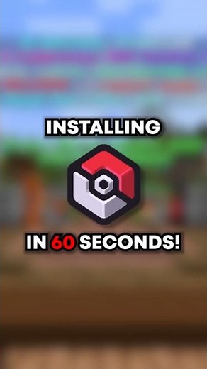 Installing COBBLEMON In 60 Seconds! #shorts #cobblemon #pokemon #minecraft