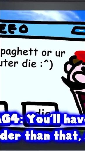 when SMG4 get a message from Mario￼￼ contains a virus computer