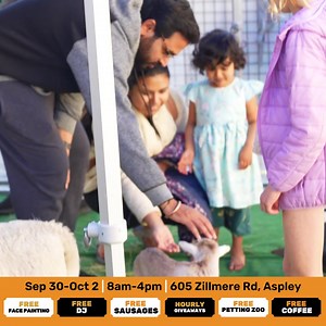 Warehouse Spring Sale EVENT Up to 70% off Major Brands in Lounge, Bedroom, Dining, Outdoor Furniture & RUGS!!! Plus: FREE Face painting (Saturday Only), FREE Petting zoo (Saturday Only), FREE coffee, FREE Sausage Sizzle, FREE Soft Drinks, FREE Lollies, Soccer Darts (kick the ball, get a bullseye, get a prize) Don't Miss Out! 3 Days Only Online from Fri 29th September at 6pm. In-Store Sat 30th to Mon 2nd October 605 Zillmere Rd, Aspley QLD $50 Flat Rate Delivery throughout: Brisbane Gold Coast Su