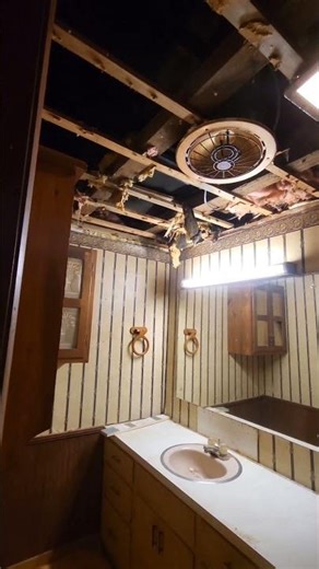 BATHROOM MAKEOVER: Cedar Plank Ceiling Install #homerepair #diy #diyprojects