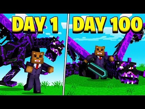 I Survived 100 Days Of Darkness In Minecraft Hardcore