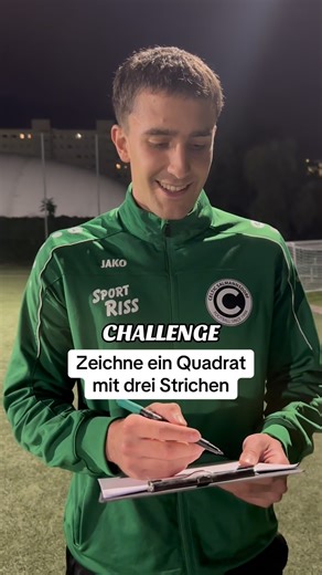 Celtic Salmannsdorf on Instagram: "Da muss man INSIDE the Box denken😉 Wer von euch kann ein Quadrat mit 3 Strichen zeichnen?😂 #fußball #jungs #fussballer #challenge #fürdich #quadrat #trivia #fussball"