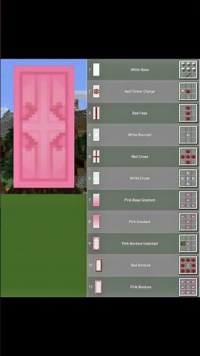 #minecraft Shield Designs 🛡️ (Part 1)