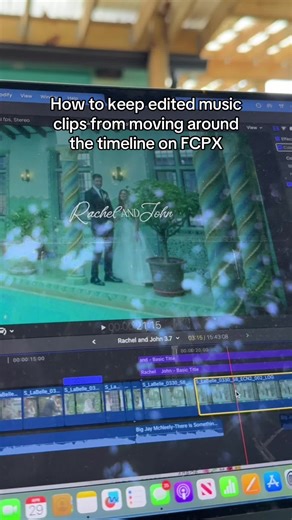 How to create a compound clip so your audio files don’t move around the timeline as you move your video clips around! #editingsuper8 #super8videographer #super8film #finalcutpro #super8tips