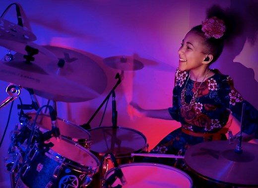 Watch 12-year-old Nandi Bushell nail Neil Peart's drumming on Rush's "Tom Sawyer"